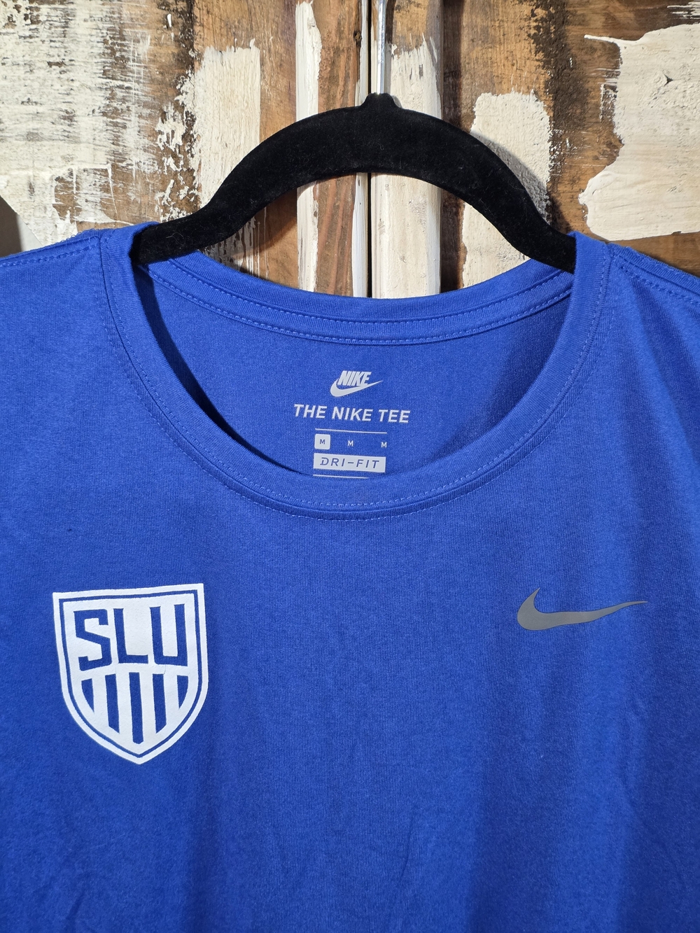 Nike Dri-FIT Blue Tee with SLU Crest